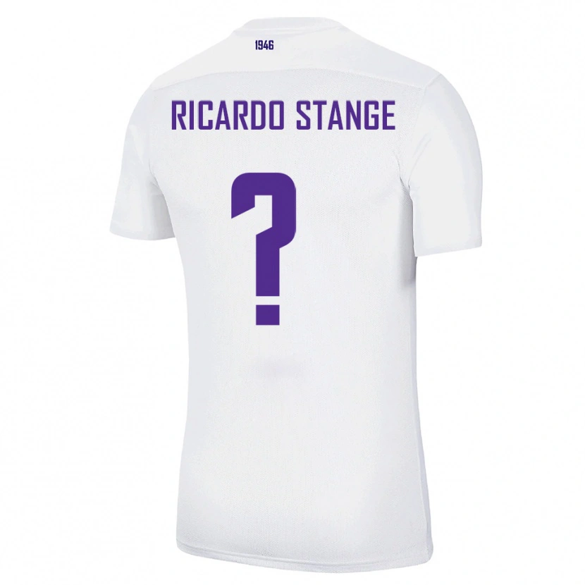 Danxen Kinder Andres Ricardo Stange #0 Weiß Grün Auswärtstrikot Trikot 2025/26 T-Shirt