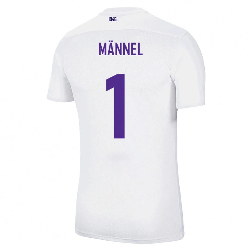 Danxen Kinder Martin Männel #1 Weiß Grün Auswärtstrikot Trikot 2025/26 T-Shirt