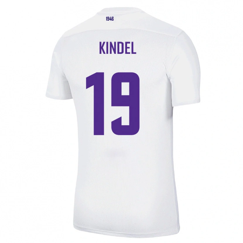Danxen Kinder Maxim Kindel #19 Weiß Grün Auswärtstrikot Trikot 2025/26 T-Shirt