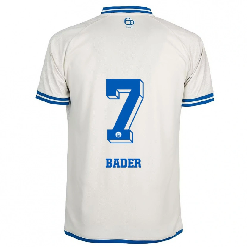 Danxen Kinder Tom Bader #7 Weiß Blau Auswärtstrikot Trikot 2025/26 T-Shirt
