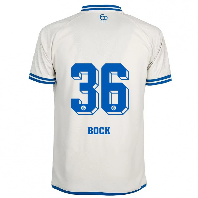 Danxen Kinder Fiete Bock #36 Weiß Blau Auswärtstrikot Trikot 2025/26 T-Shirt