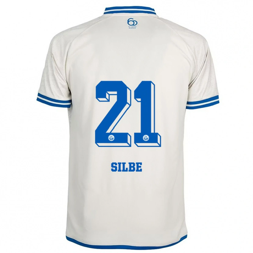 Danxen Kinder Johanna Silbe #21 Weiß Blau Auswärtstrikot Trikot 2025/26 T-Shirt