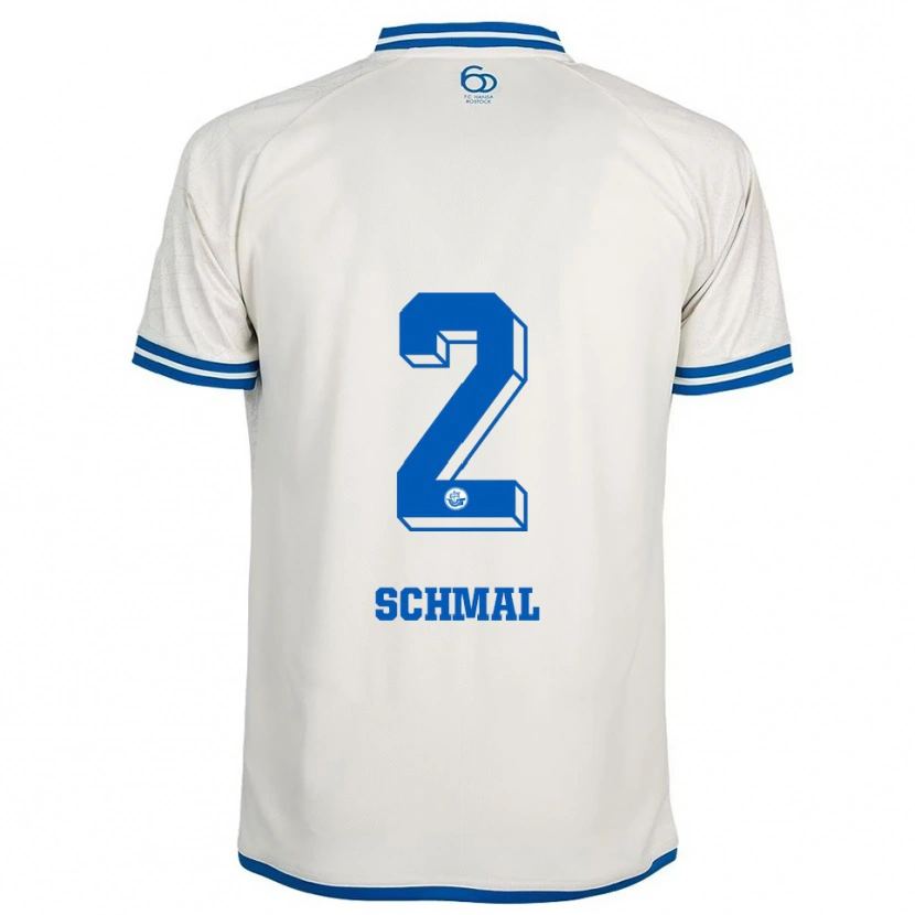 Danxen Kinder Tim Schmal #2 Weiß Blau Auswärtstrikot Trikot 2025/26 T-Shirt