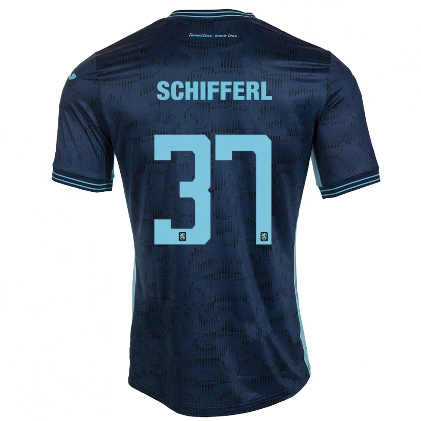 Danxen Kinder Raphael Schifferl #37 Königsblau Auswärtstrikot Trikot 2025/26 T-Shirt