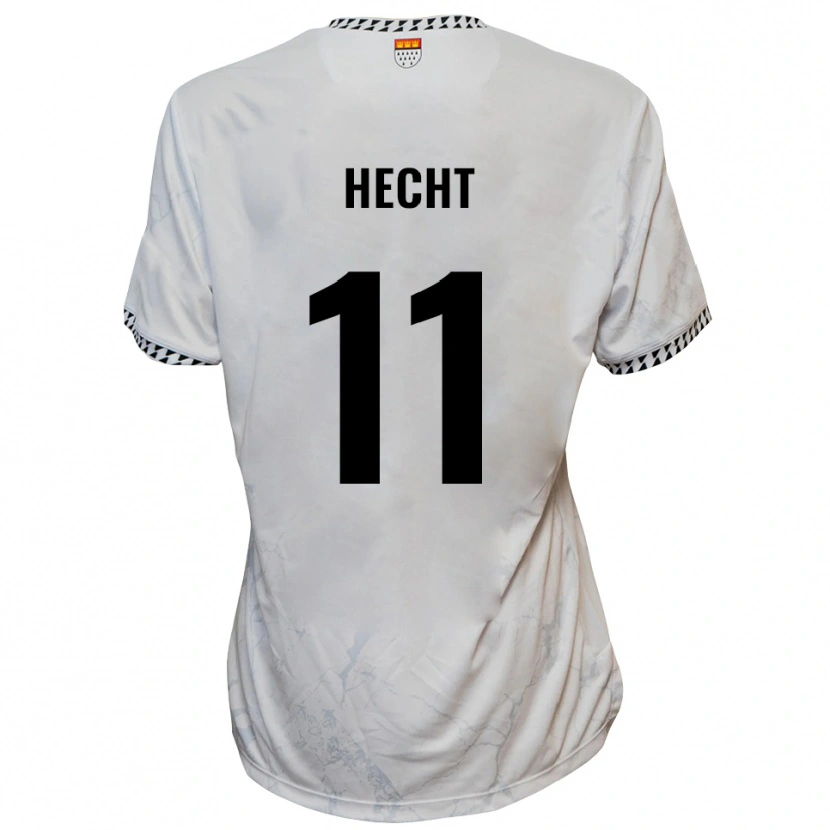 Danxen Kinder Leon Hecht #11 Weiß Schwarz Auswärtstrikot Trikot 2025/26 T-Shirt