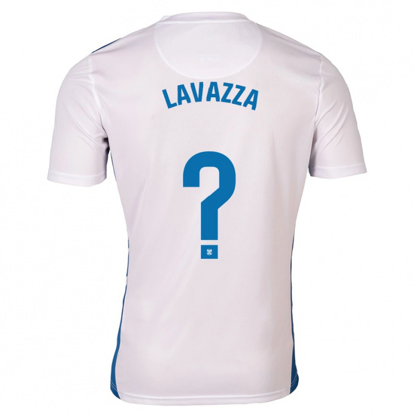 Danxen Herren Sebastián Lavazza #0 Weiß Blau Heimtrikot Trikot 2025/26 T-Shirt