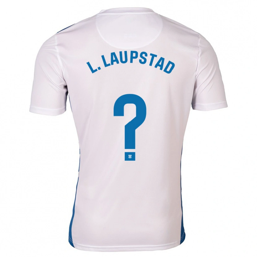 Danxen Herren Linnéa Solvoll Laupstad #0 Weiß Blau Heimtrikot Trikot 2025/26 T-Shirt