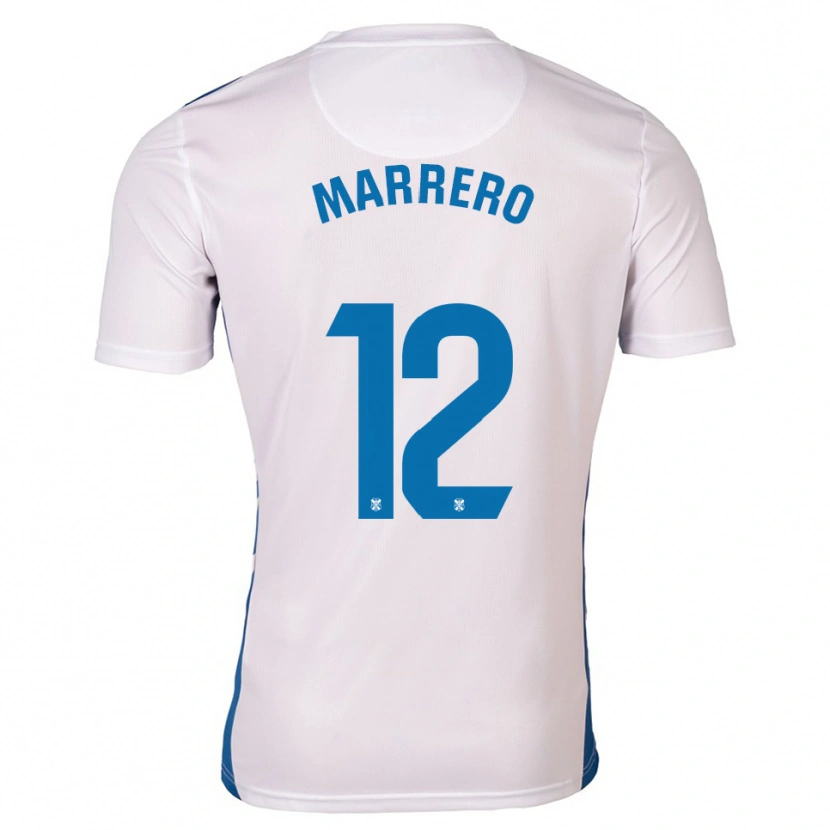 Danxen Herren Marcos Marrero #12 Weiß Blau Heimtrikot Trikot 2025/26 T-Shirt