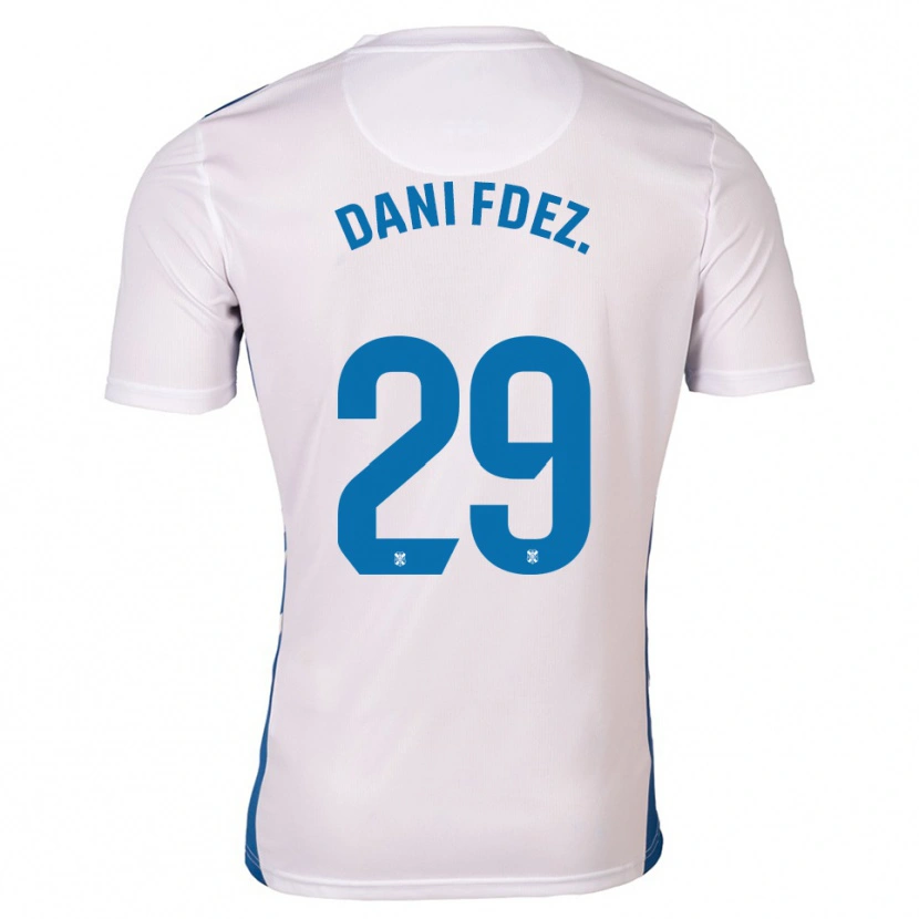 Danxen Herren Dani Fernández #29 Weiß Blau Heimtrikot Trikot 2025/26 T-Shirt