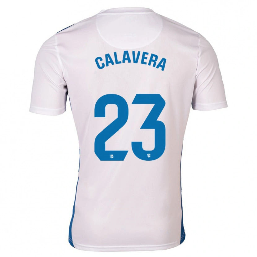 Danxen Herren Josep Calavera #23 Weiß Blau Heimtrikot Trikot 2025/26 T-Shirt