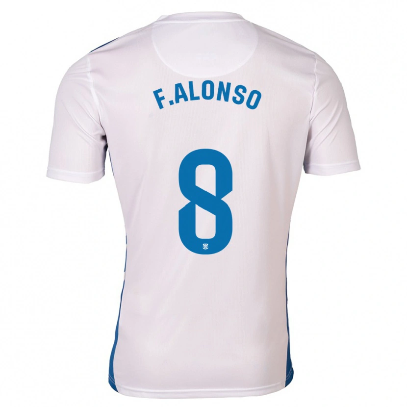 Danxen Herren Félix Alonso #8 Weiß Blau Heimtrikot Trikot 2025/26 T-Shirt