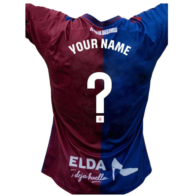 Danxen Herren Ihren Namen #0 Blau Rot Heimtrikot Trikot 2025/26 T-Shirt