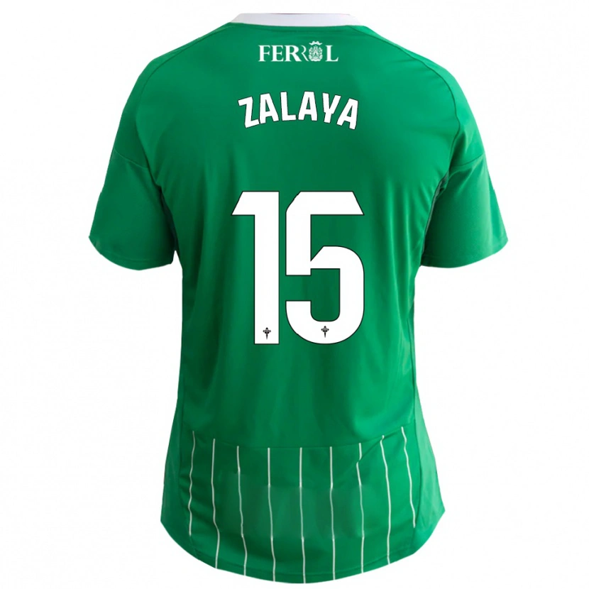 Danxen Herren Álex Zalaya #15 Grün Weiß Heimtrikot Trikot 2025/26 T-Shirt