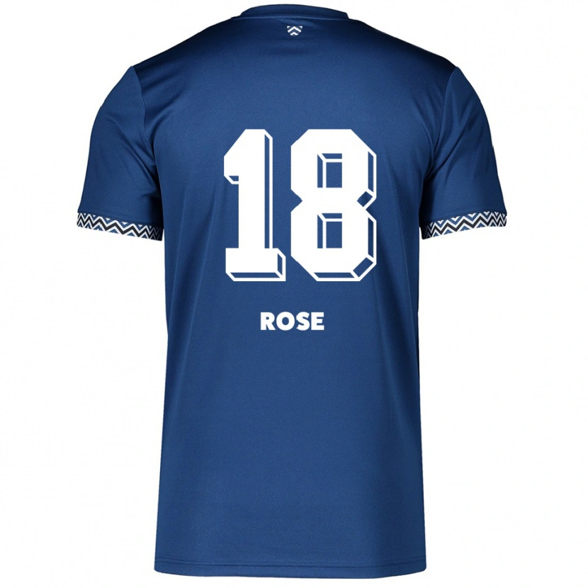 Danxen Herren Rafael Rose #18 Marineblau Weiß Heimtrikot Trikot 2025/26 T-Shirt