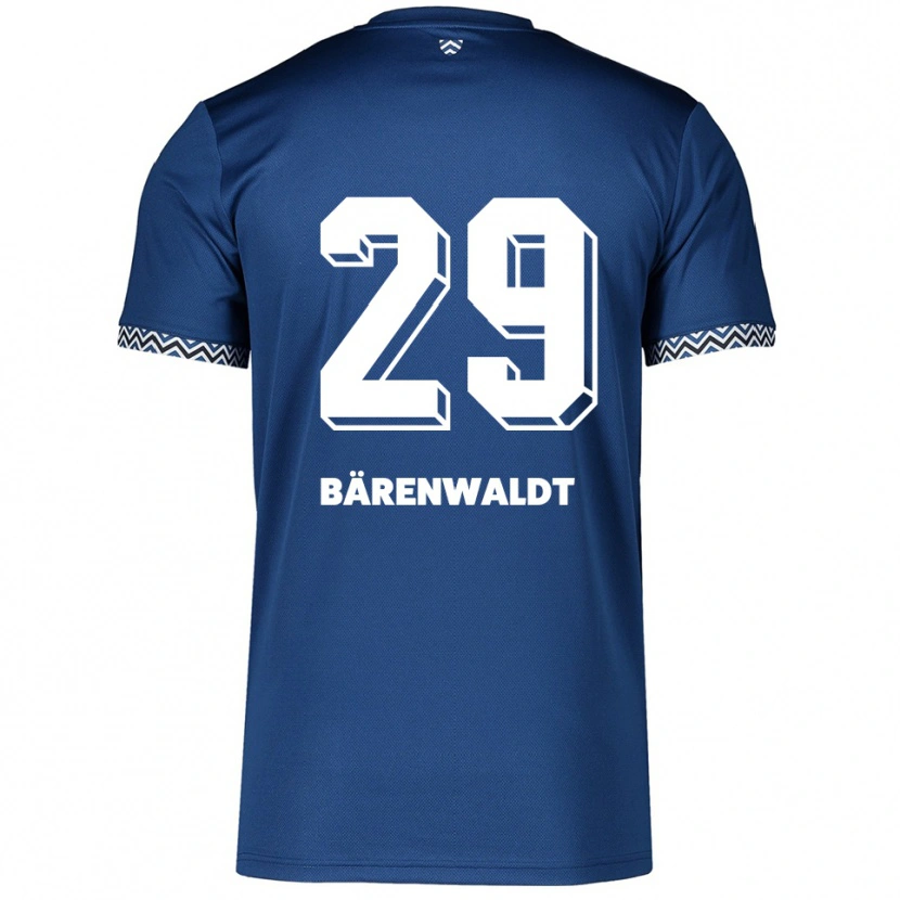 Danxen Herren Marie Bärenwaldt #29 Marineblau Weiß Heimtrikot Trikot 2025/26 T-Shirt