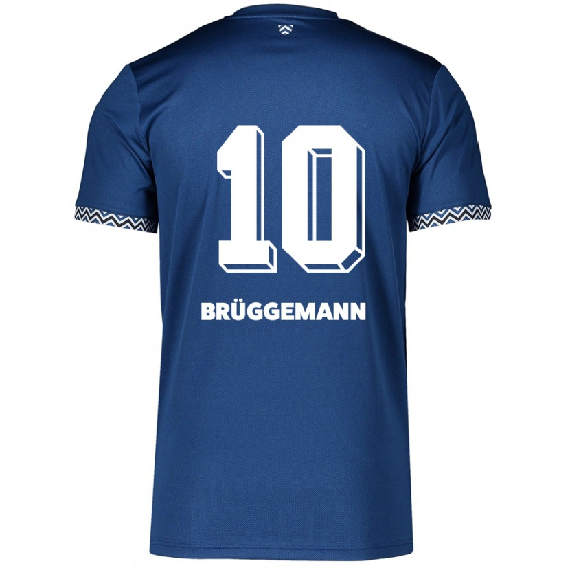 Danxen Herren Kim Brüggemann #10 Marineblau Weiß Heimtrikot Trikot 2025/26 T-Shirt