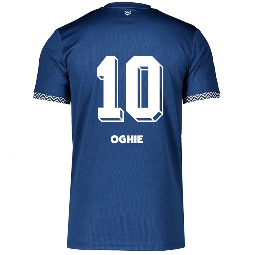 Danxen Herren Joshua Oghie #10 Marineblau Weiß Heimtrikot Trikot 2025/26 T-Shirt