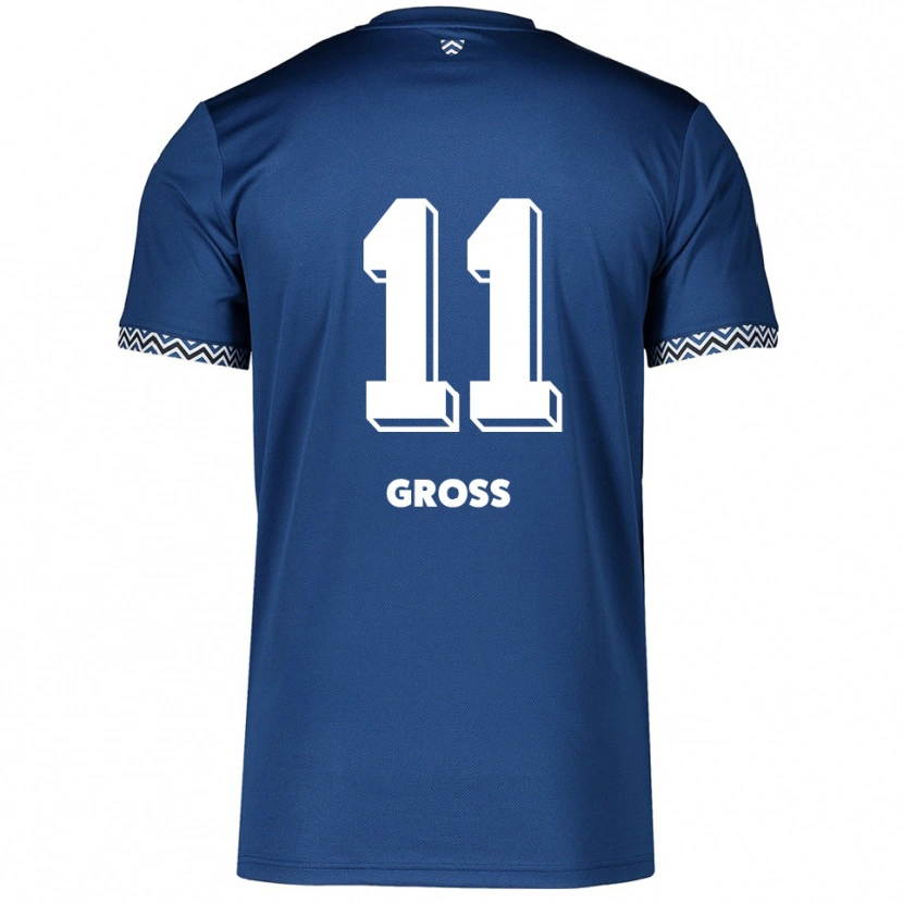 Danxen Herren Danny Gross #11 Marineblau Weiß Heimtrikot Trikot 2025/26 T-Shirt