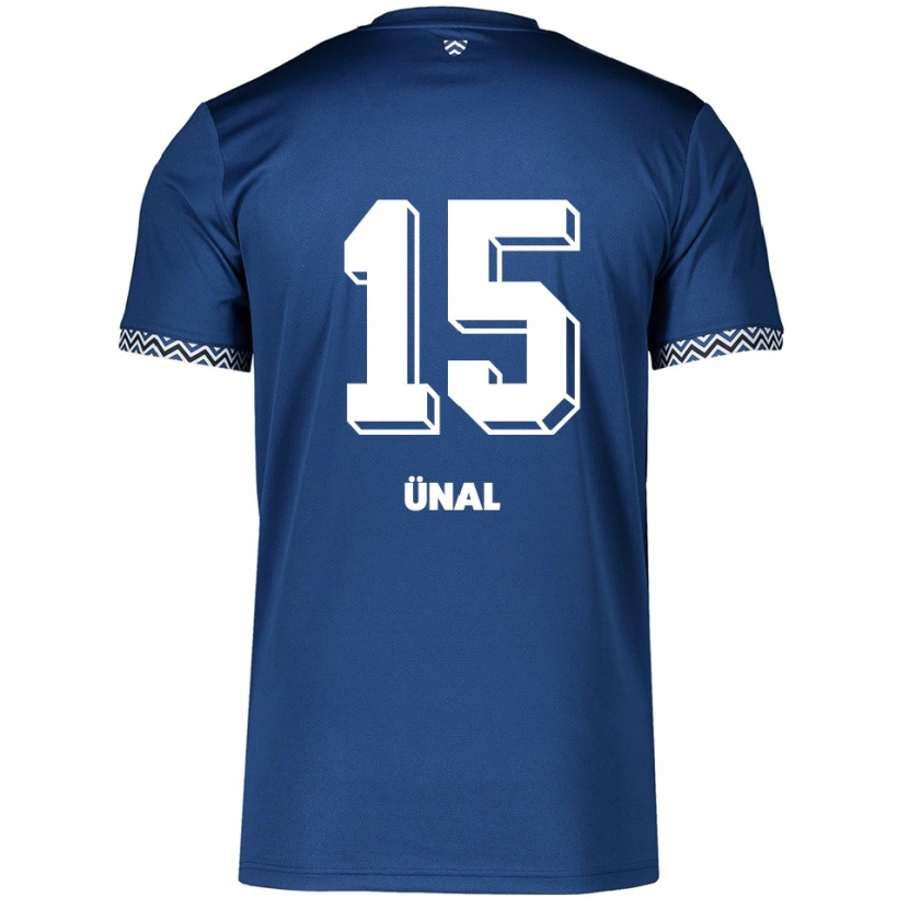 Danxen Herren Erkay Ünal #15 Marineblau Weiß Heimtrikot Trikot 2025/26 T-Shirt