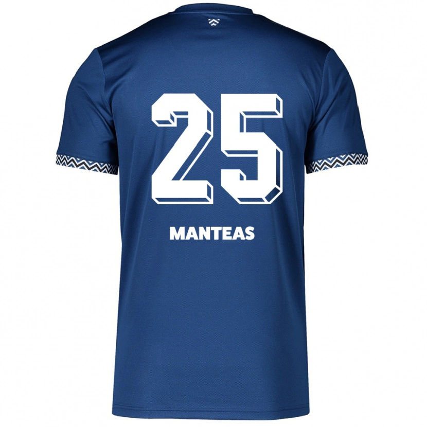 Danxen Herren Jacqueline Manteas #25 Marineblau Weiß Heimtrikot Trikot 2025/26 T-Shirt