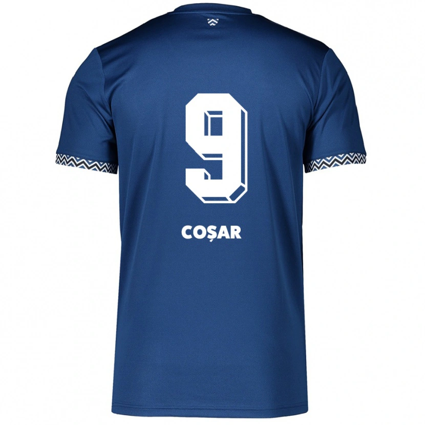 Danxen Herren Tanay Coşar #9 Marineblau Weiß Heimtrikot Trikot 2025/26 T-Shirt