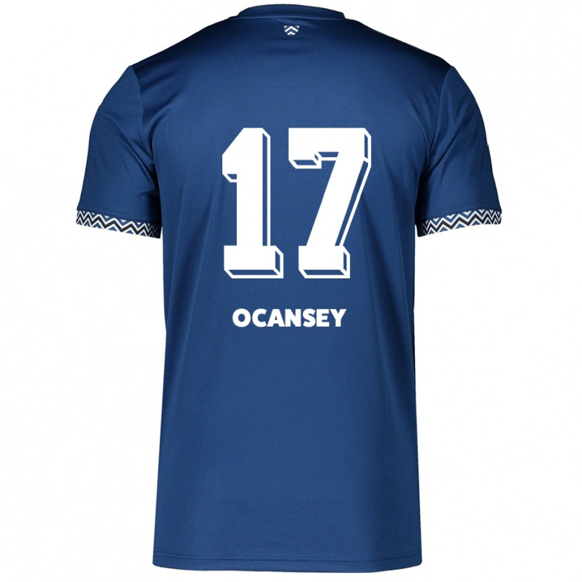 Danxen Herren Vincent Ocansey #17 Marineblau Weiß Heimtrikot Trikot 2025/26 T-Shirt