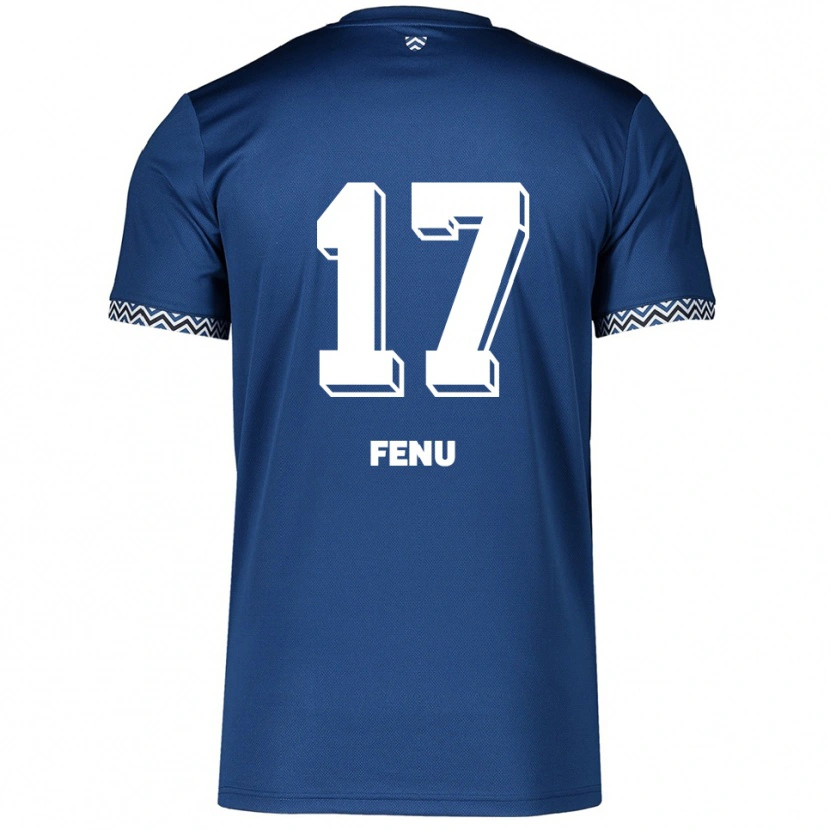 Danxen Herren Inci Fenu #17 Marineblau Weiß Heimtrikot Trikot 2025/26 T-Shirt