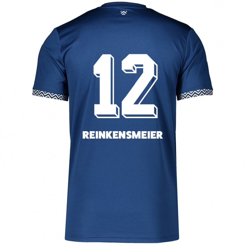 Danxen Herren Thandie Reinkensmeier #12 Marineblau Weiß Heimtrikot Trikot 2025/26 T-Shirt