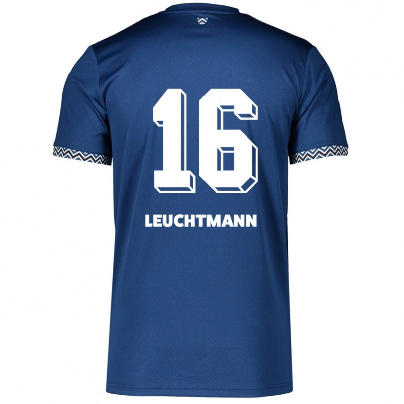 Danxen Herren Jana Leuchtmann #16 Marineblau Weiß Heimtrikot Trikot 2025/26 T-Shirt