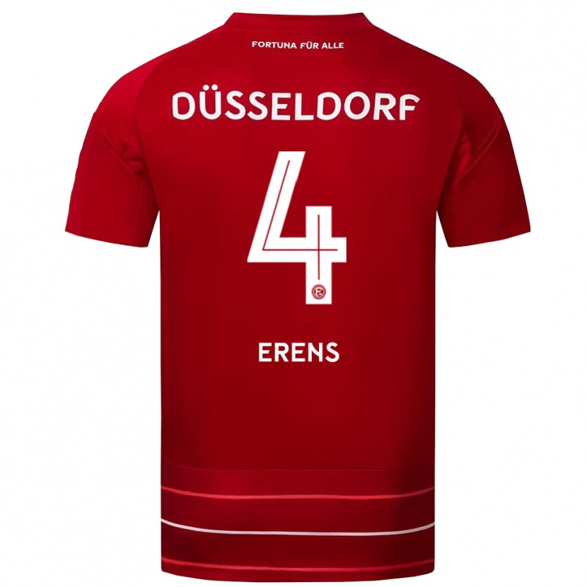Danxen Herren Noah Erens #4 Rot Weiß Heimtrikot Trikot 2025/26 T-Shirt