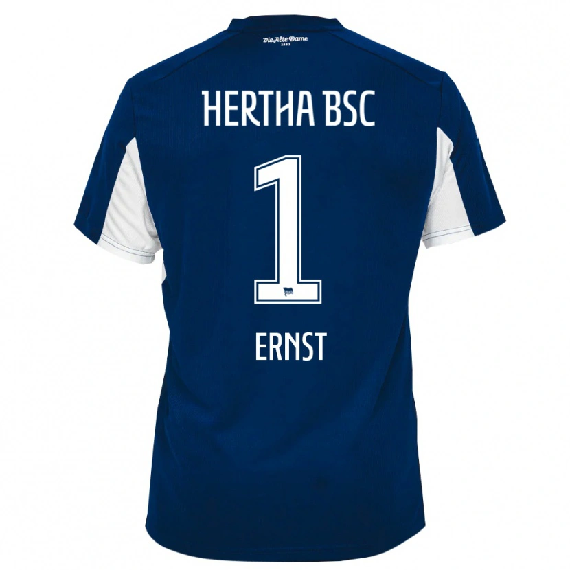 Danxen Herren Tjark Ernst #1 Weiß Blau Heimtrikot Trikot 2025/26 T-Shirt