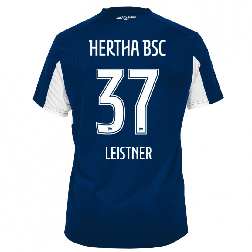 Danxen Herren Toni Leistner #37 Weiß Blau Heimtrikot Trikot 2025/26 T-Shirt