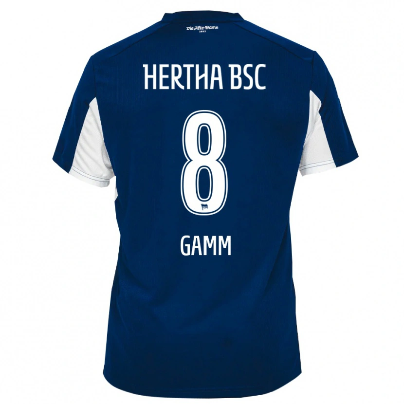 Danxen Herren Giorgio Gamm #8 Weiß Blau Heimtrikot Trikot 2025/26 T-Shirt