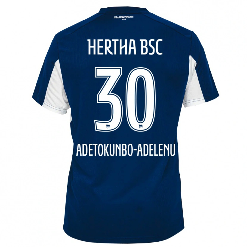 Danxen Herren Oluwajimi Adetokunbo-Adelenu #30 Weiß Blau Heimtrikot Trikot 2025/26 T-Shirt