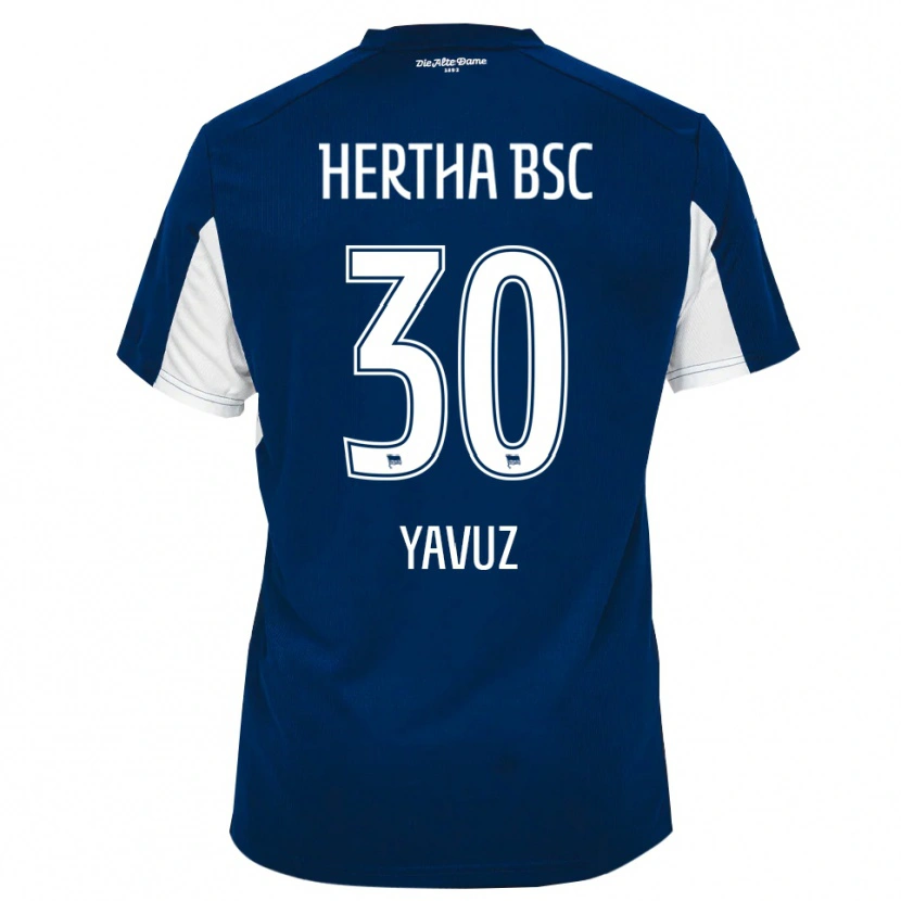 Danxen Herren Senanur Yavuz #30 Weiß Blau Heimtrikot Trikot 2025/26 T-Shirt