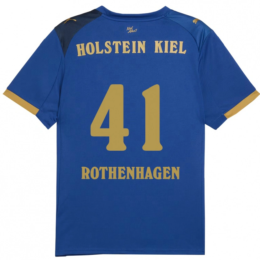 Danxen Herren Lio Rothenhagen #41 Blau Gold Heimtrikot Trikot 2025/26 T-Shirt