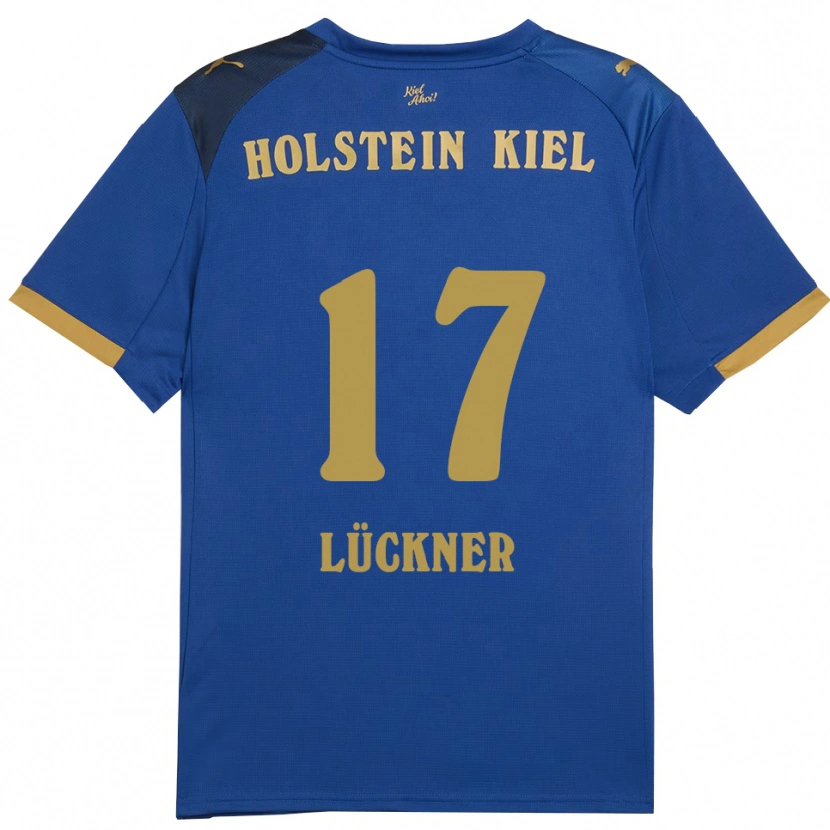 Danxen Herren Veit Lückner #17 Blau Gold Heimtrikot Trikot 2025/26 T-Shirt
