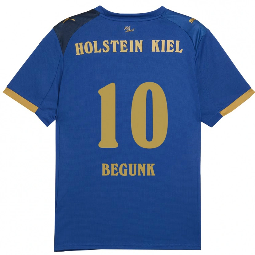 Danxen Herren Sarah Begunk #10 Blau Gold Heimtrikot Trikot 2025/26 T-Shirt