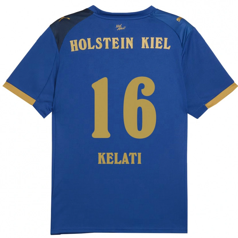 Danxen Herren Andu Kelati #16 Blau Gold Heimtrikot Trikot 2025/26 T-Shirt