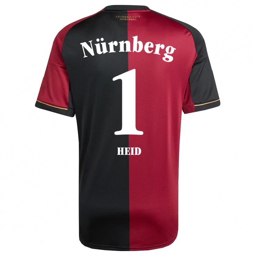 Danxen Herren Noah Heid #1 Burgunder Schwarz Heimtrikot Trikot 2025/26 T-Shirt