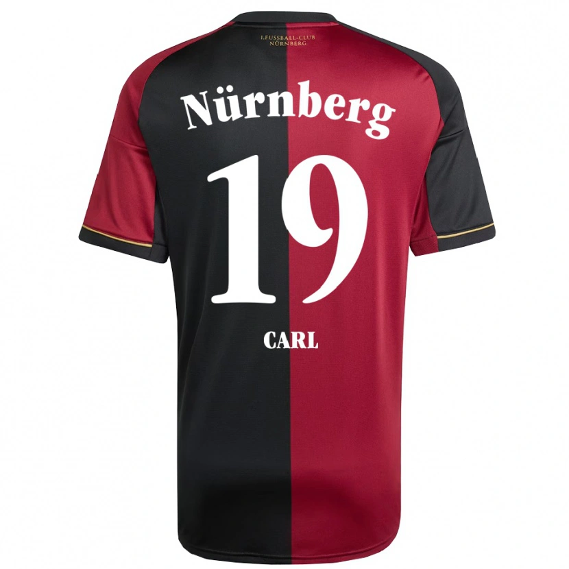 Danxen Herren Ferdinand Carl #19 Burgunder Schwarz Heimtrikot Trikot 2025/26 T-Shirt