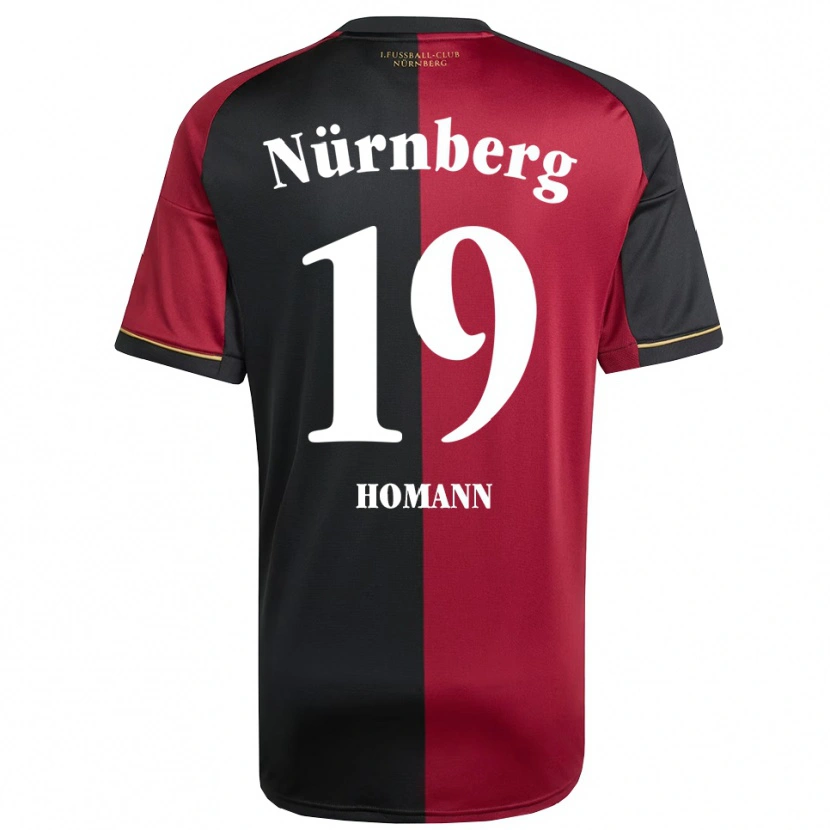 Danxen Herren Sanja Homann #19 Burgunder Schwarz Heimtrikot Trikot 2025/26 T-Shirt