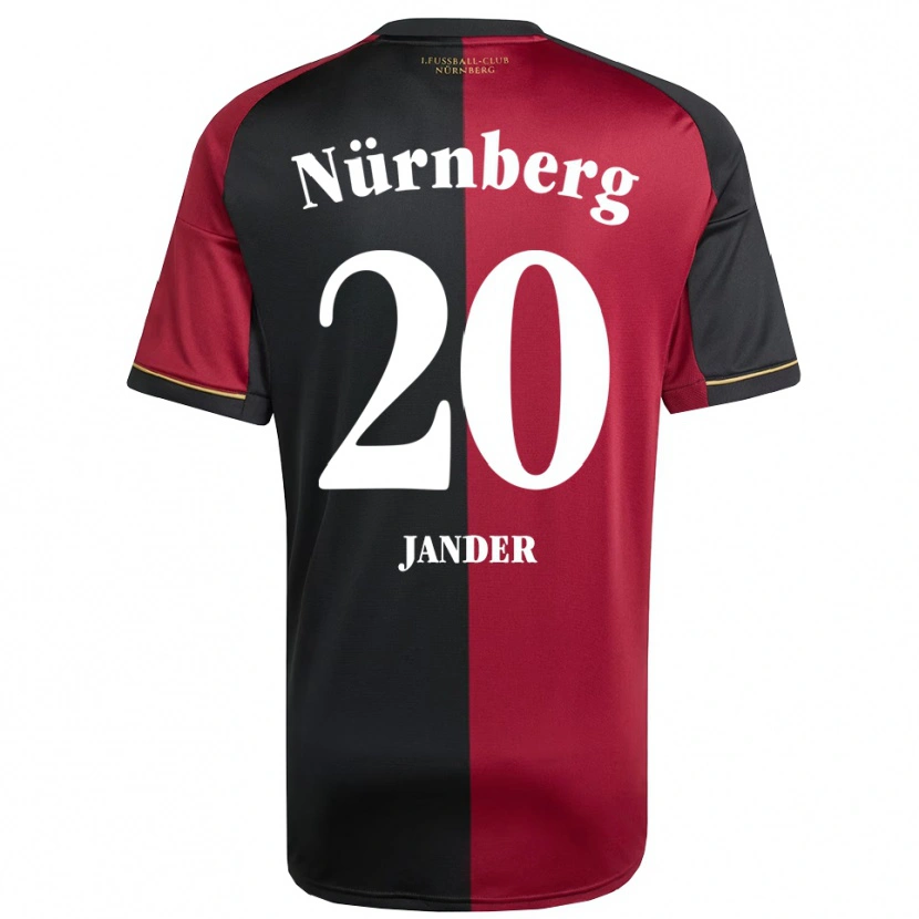 Danxen Herren Caspar Jander #20 Burgunder Schwarz Heimtrikot Trikot 2025/26 T-Shirt
