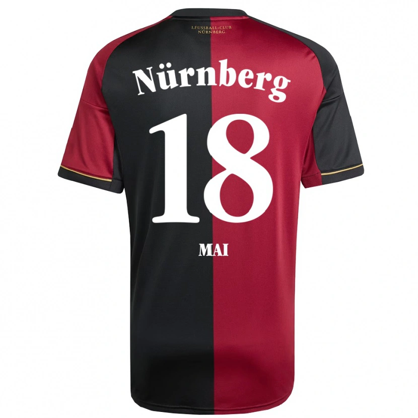 Danxen Herren Franziska Mai #18 Burgunder Schwarz Heimtrikot Trikot 2025/26 T-Shirt