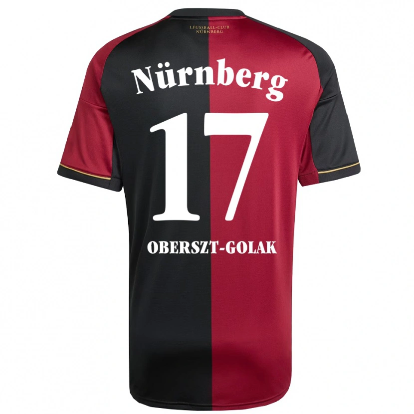 Danxen Herren Karol Oberszt-Golak #17 Burgunder Schwarz Heimtrikot Trikot 2025/26 T-Shirt