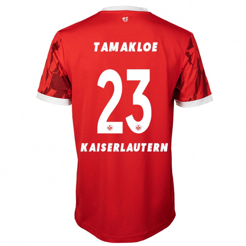 Danxen Herren Newton Tamakloe #23 Rot Weiß Heimtrikot Trikot 2025/26 T-Shirt