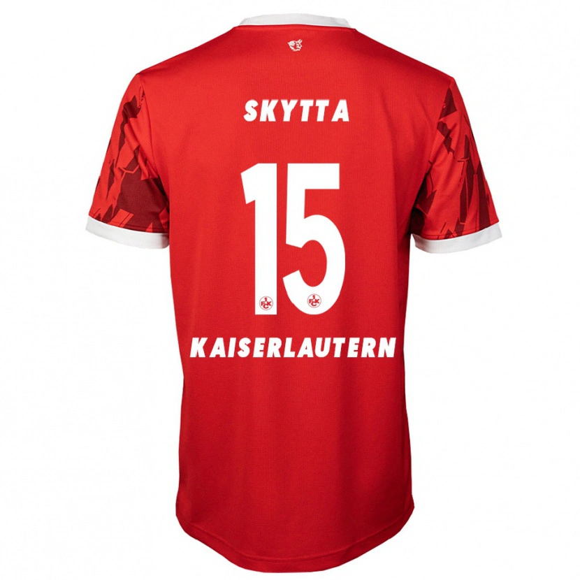 Danxen Herren Naatan Skyttä #15 Rot Weiß Heimtrikot Trikot 2025/26 T-Shirt