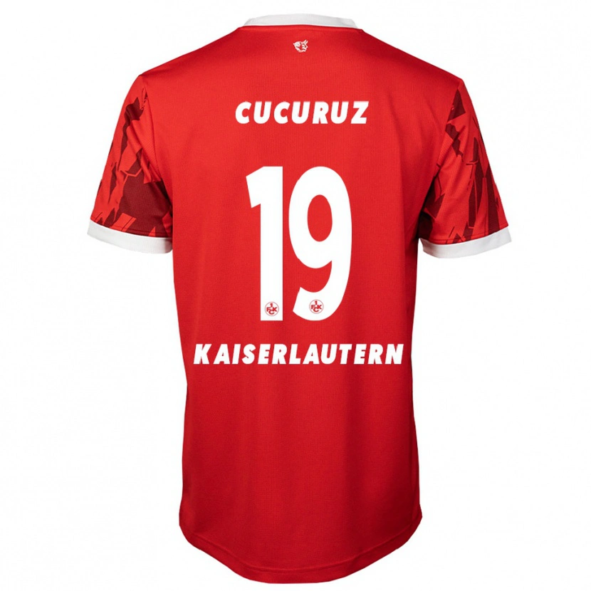 Danxen Herren Nichita Cucuruz #19 Rot Weiß Heimtrikot Trikot 2025/26 T-Shirt