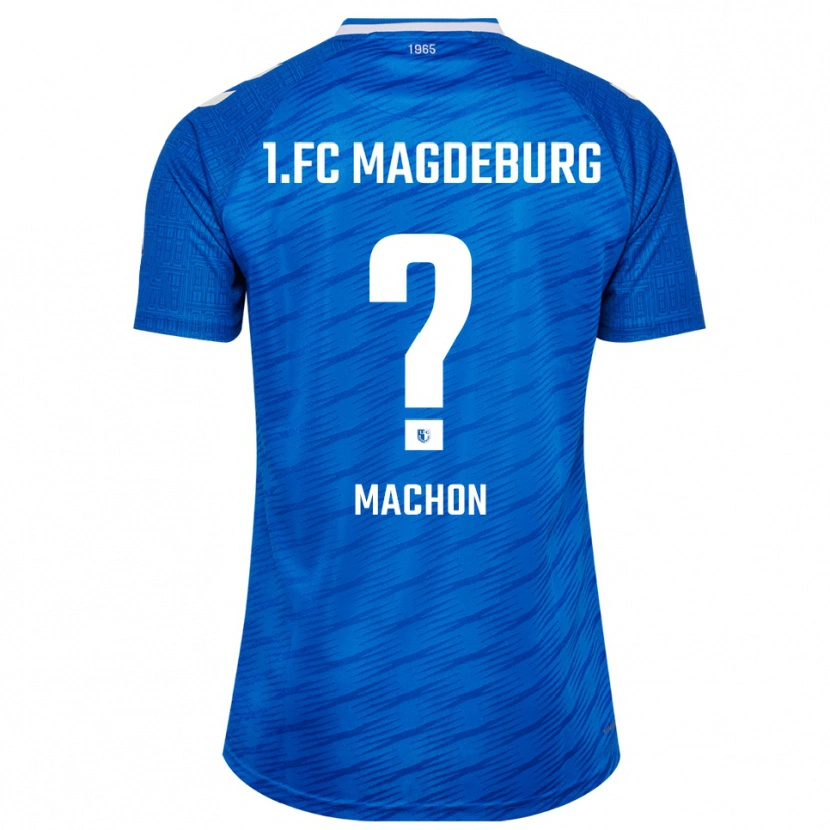 Danxen Herren Max Machon #0 Blau Weiß Heimtrikot Trikot 2025/26 T-Shirt