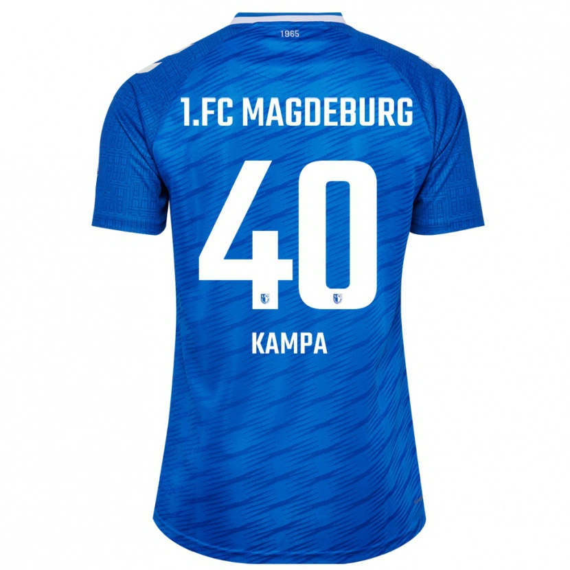 Danxen Herren Robert Kampa #40 Blau Weiß Heimtrikot Trikot 2025/26 T-Shirt